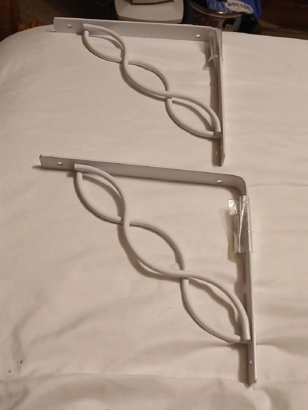 White Decorative Wall Shelf Brackets - Home Wall Decor